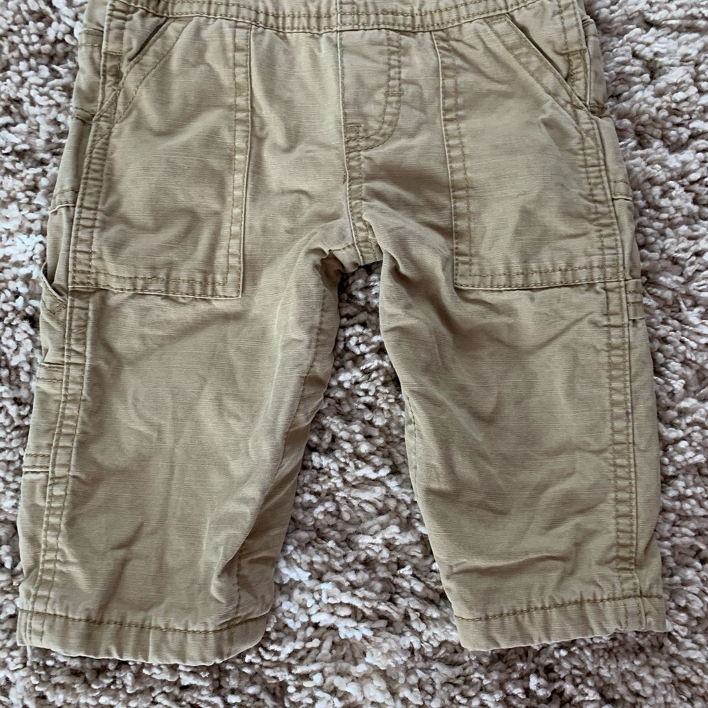 🆕OshKosh- khaki overalls - Picture 3 of 10